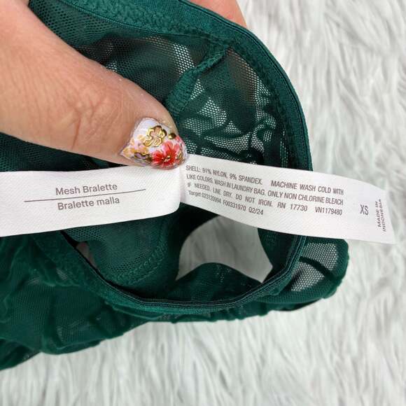 Auden Smooth Unlined Wire-free Racerback Bralette Intimate Women’s XS New - Picture 7 of 8